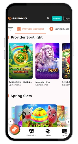 Spininio casino download